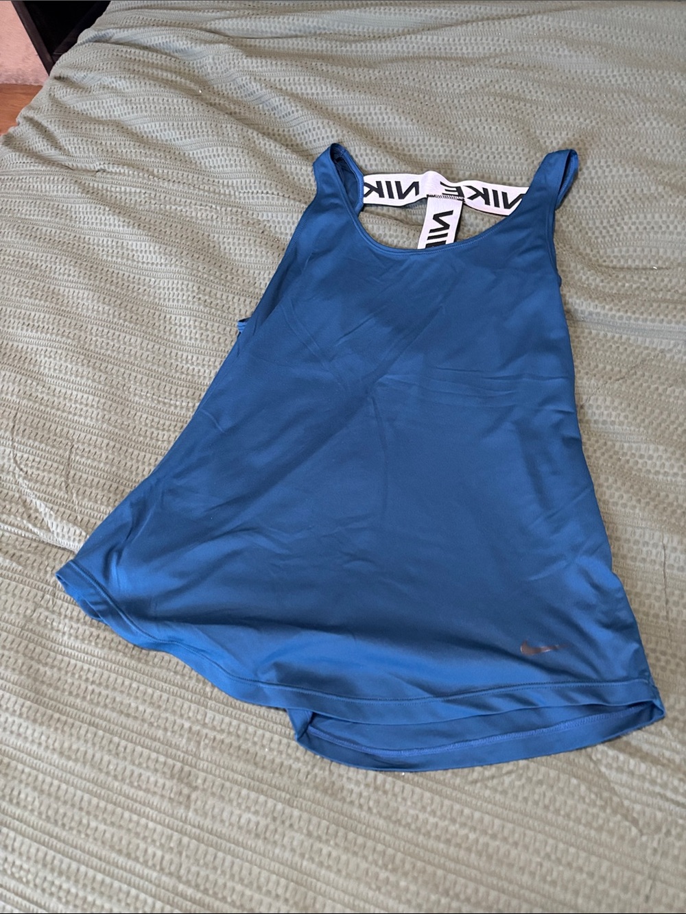 Nike Women's Royal Blue Racerback Tank with Branded Strap